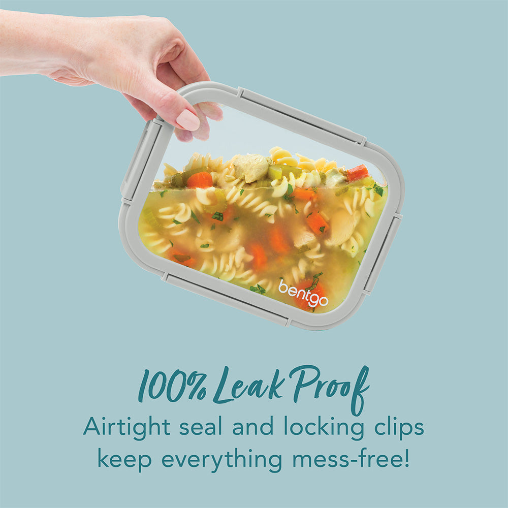 Bentgo Glass Leak-Proof Food Storage 4-Piece Set | Bentgo® Official Site