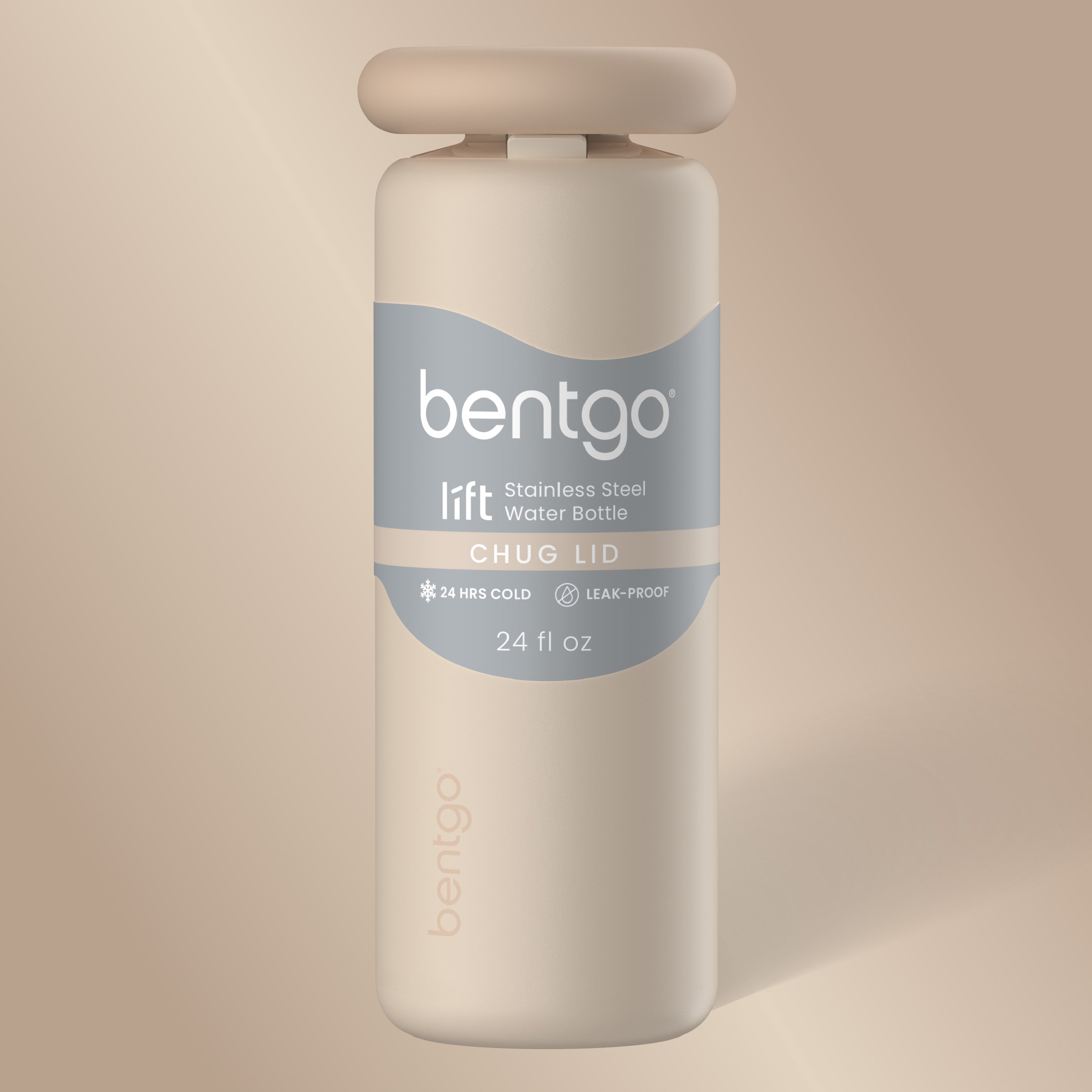 Bentgo® Lift Water Bottle | Latte - Packaging