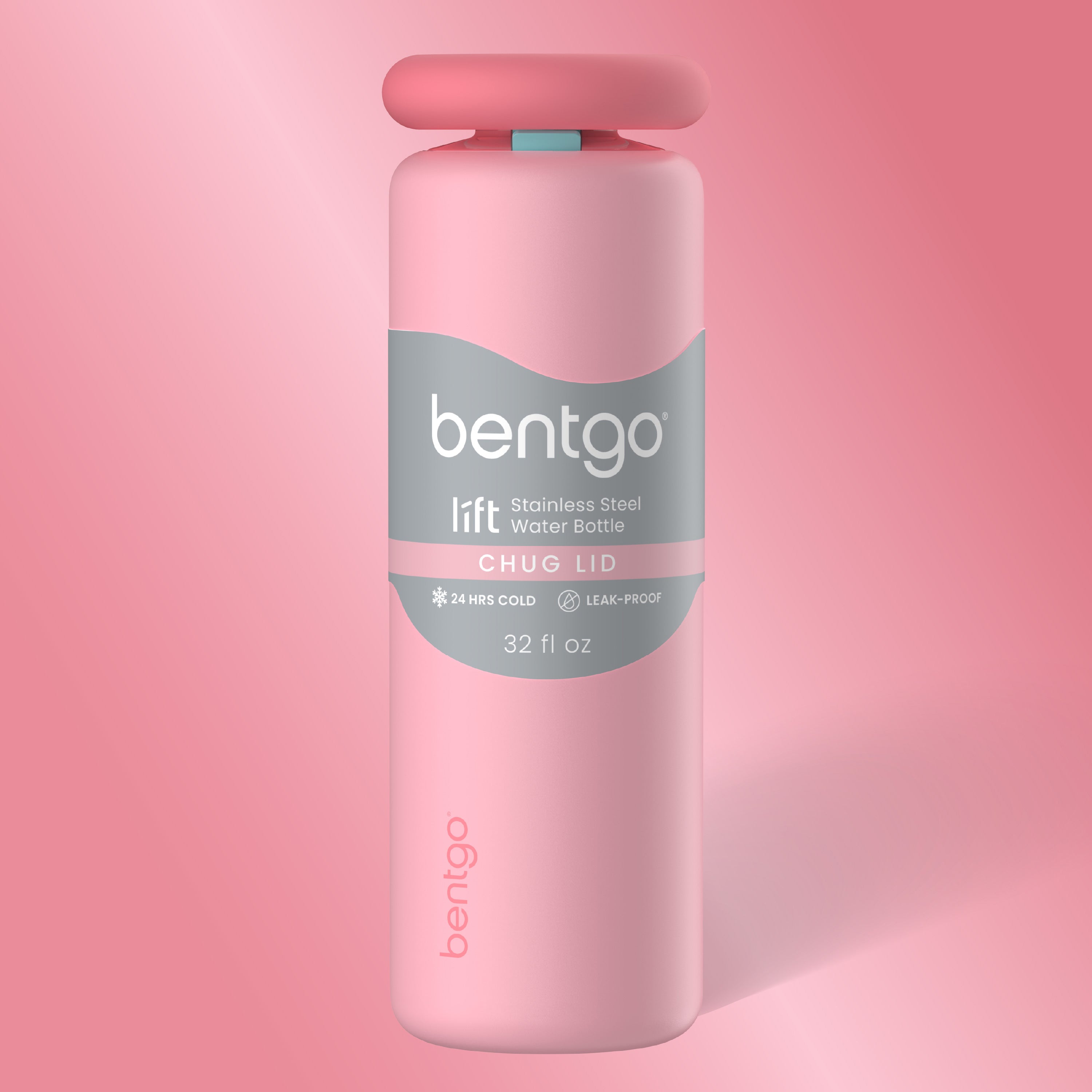 Bentgo® Lift Water Bottle | Bubblegum - Packaging