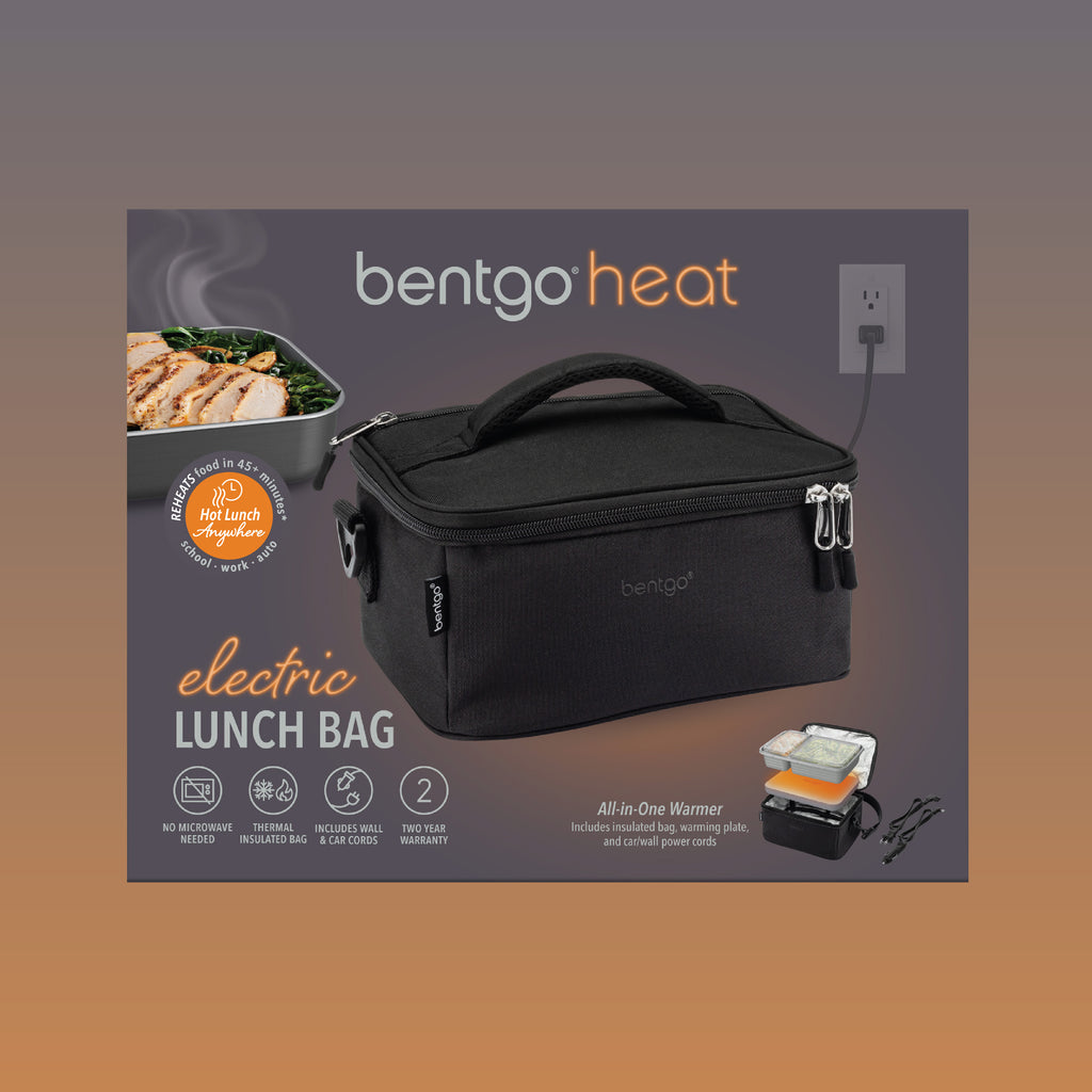 Bentgo® Heat Electric Lunch Bag - Carbon Black | Packaging