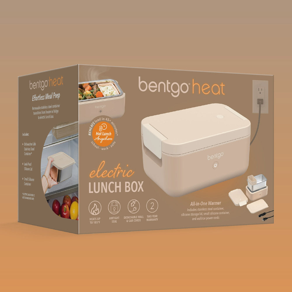 Bentgo® Heat Electric Lunch Box  - Latte | Packaging