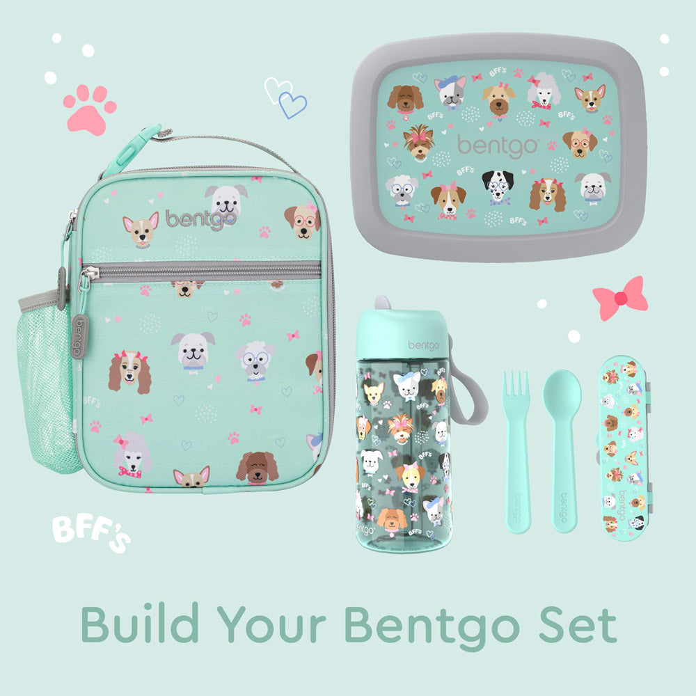 Bentgo®️ Kids Insulated Lunch Tote - Puppy Love | Perfect Tote To Build Your Bentgo Set