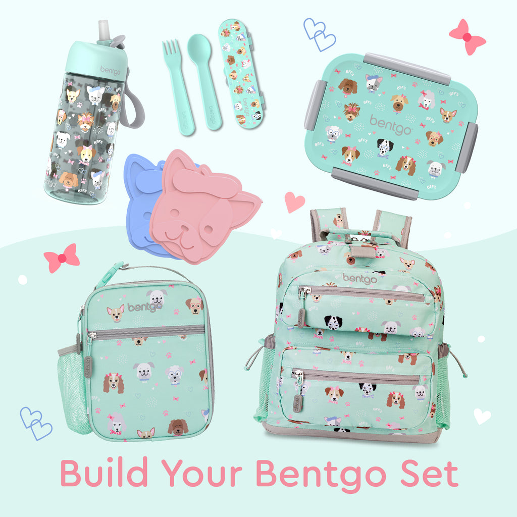 Bentgo® Kids Snap & Go Lunch Box | Puppy Love - Buy Our Lunch Box and Build Your Bentgo Set