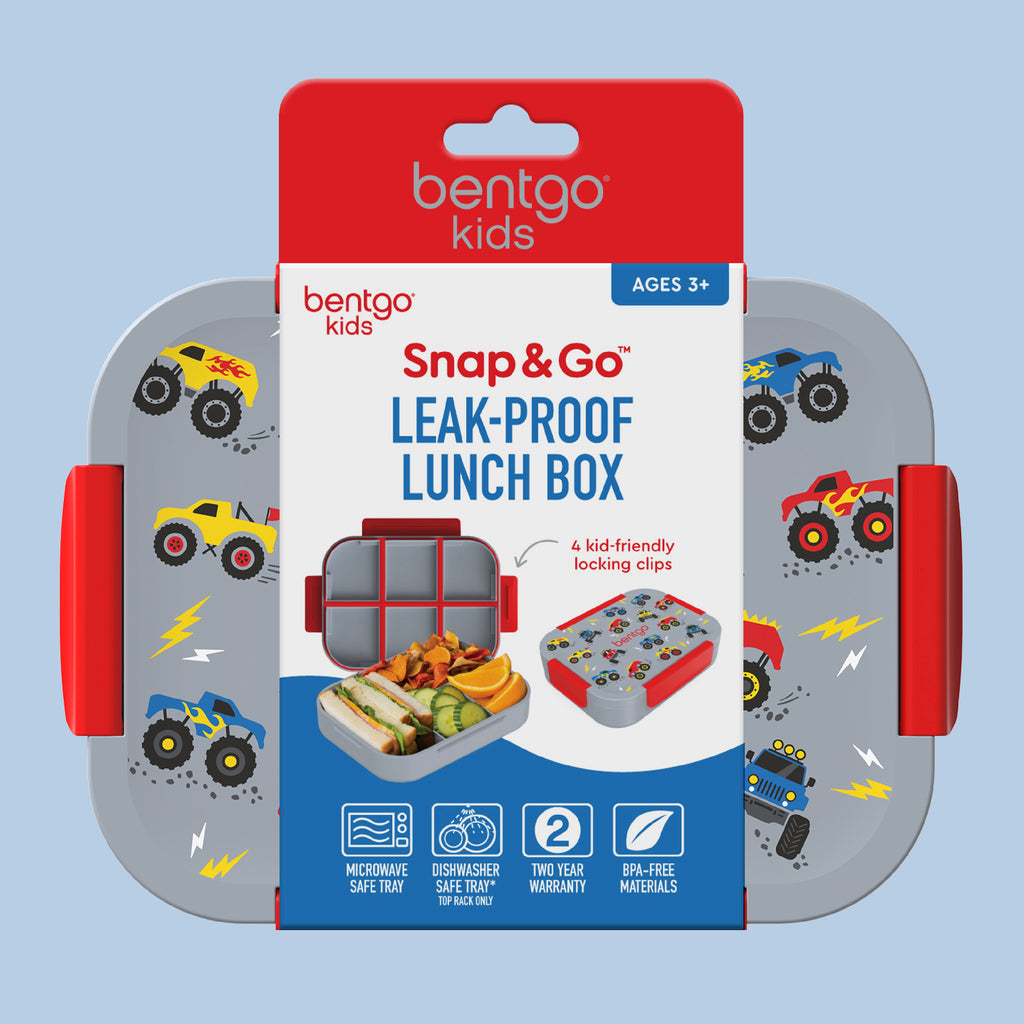 Bentgo® Kids Snap & Go Lunch Box | Trucks - Packaging