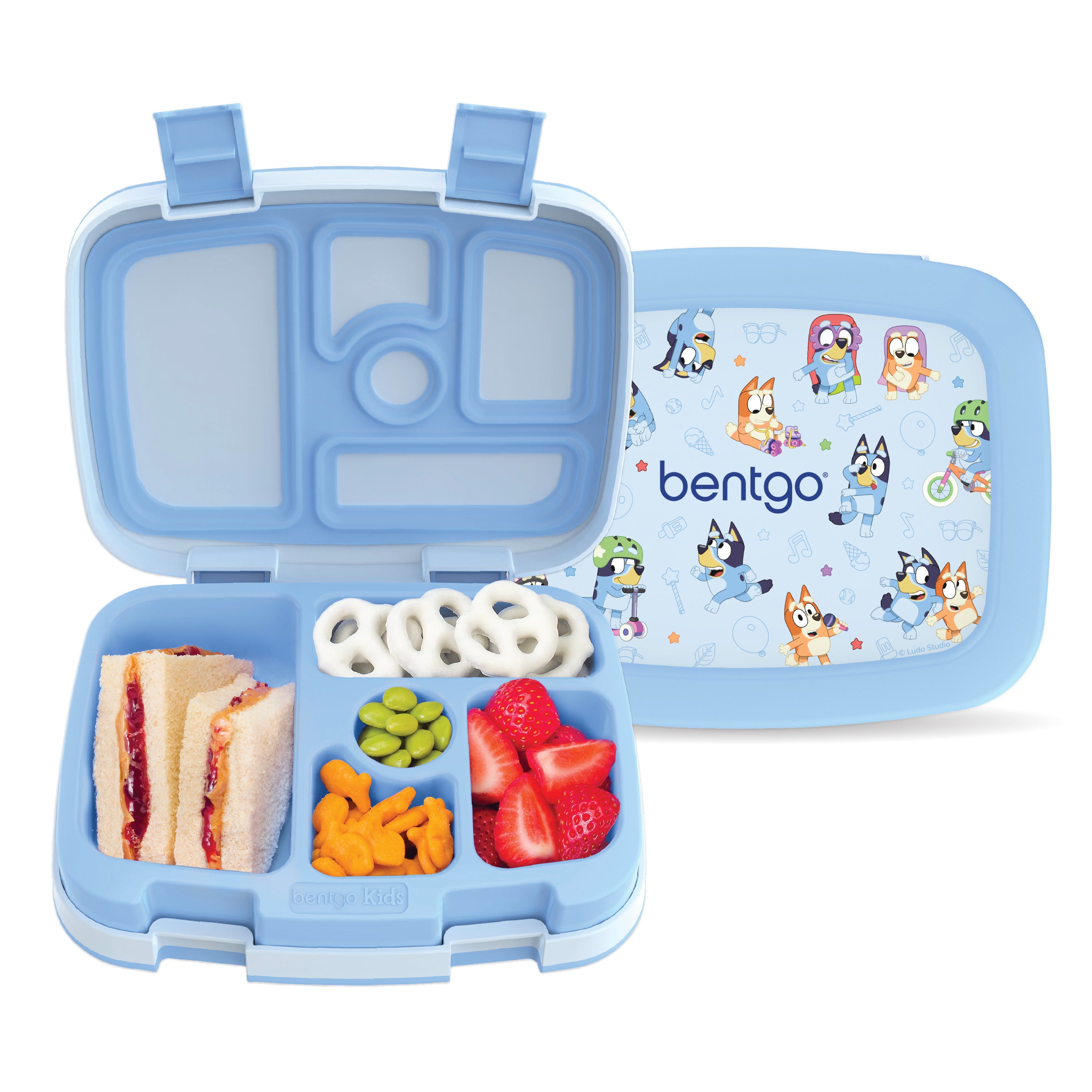 Bentgo + Bluey Kids Prints Lunch Box Hearts & Crafts
