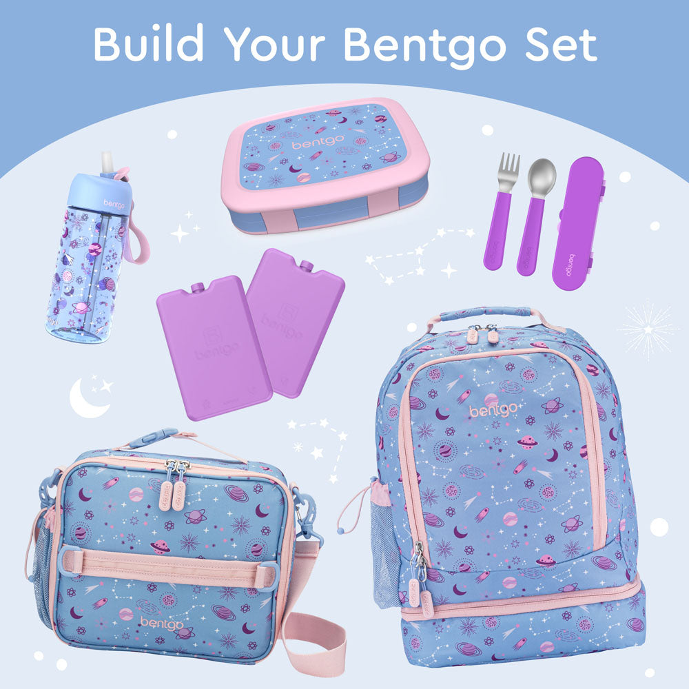 Bentgo Kids Prints Lunch Box - Lavender Galaxy | This Lunch Box Is Perfect To Build Your Bentgo Set