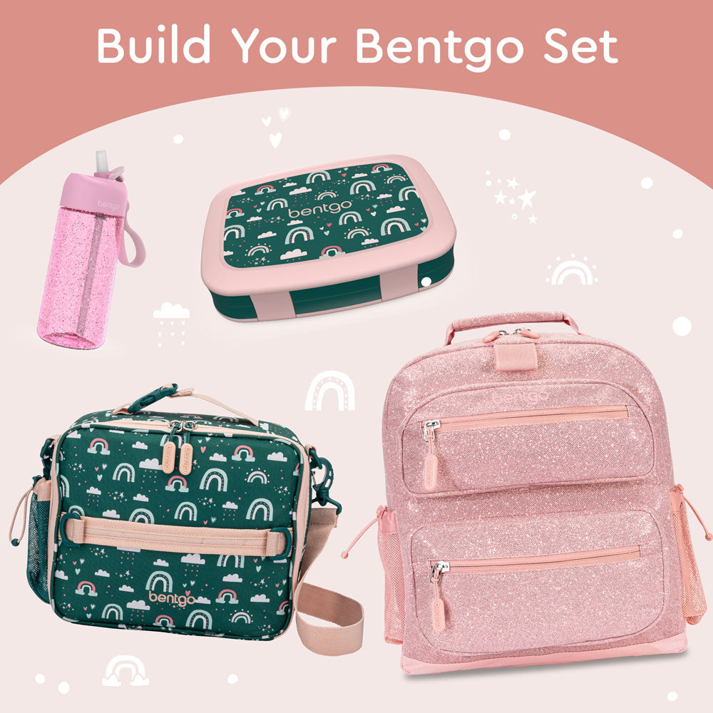Bentgo Kids Prints Lunch Box - Green Rainbow | This Lunch Box Is Perfect To Build Your Bentgo Set