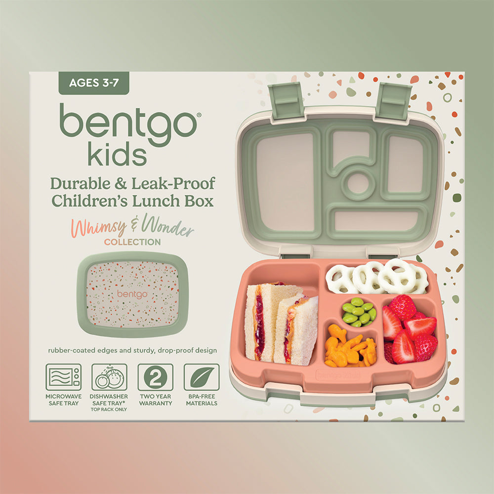 Bentgo® Kids Whimsy & Wonder Prints Lunch Box - Geo Speckle | Packaging