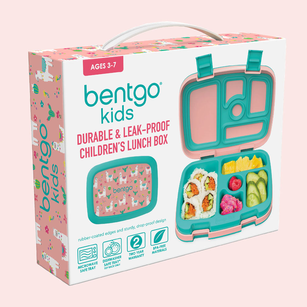 Bentgo Kids Prints Lunch Box - Llama | Kids Lunch Box Packaging