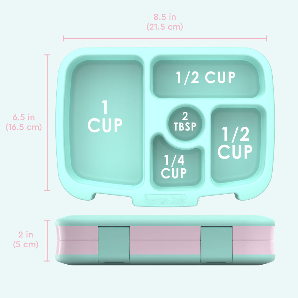 Bentgo Kids Prints Lunch Box - Leopard | Kids Lunch Box Dimensions