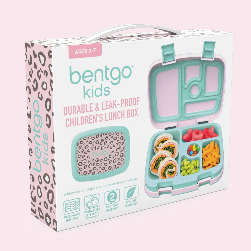 Bentgo Kids Prints Lunch Box - Leopard | Kids Lunch Box Packaging