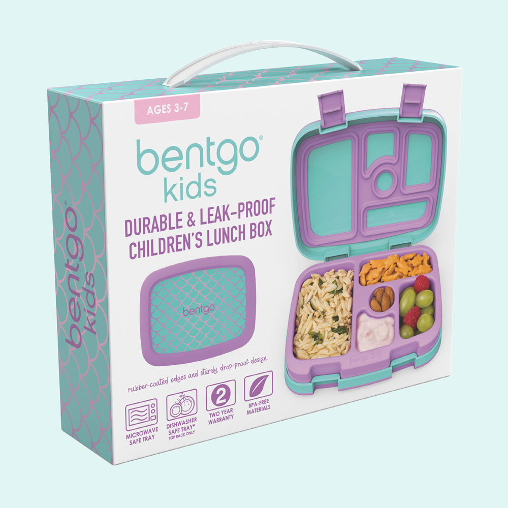 Bentgo Kids Prints Lunch Box - Mermaid Scales | Kids Lunch Box Packaging