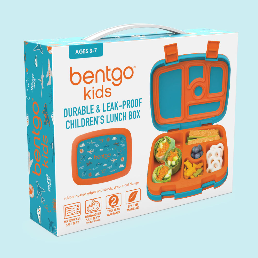 Bentgo Kids Prints Lunch Box - Planes | Kids Lunch Box Packaging