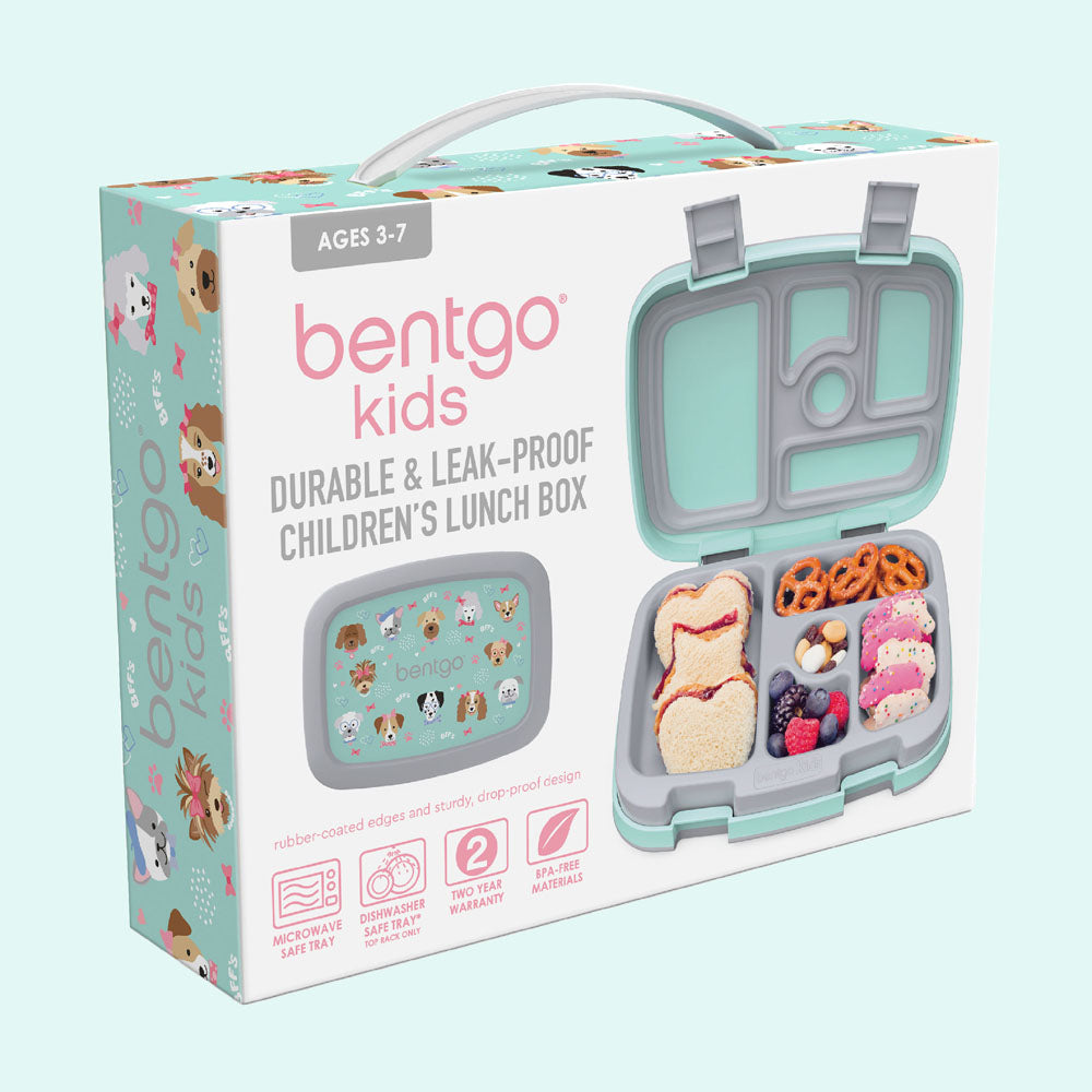 Bentgo Kids Prints Lunch Box - Puppy Love | Kids Lunch Box Packaging