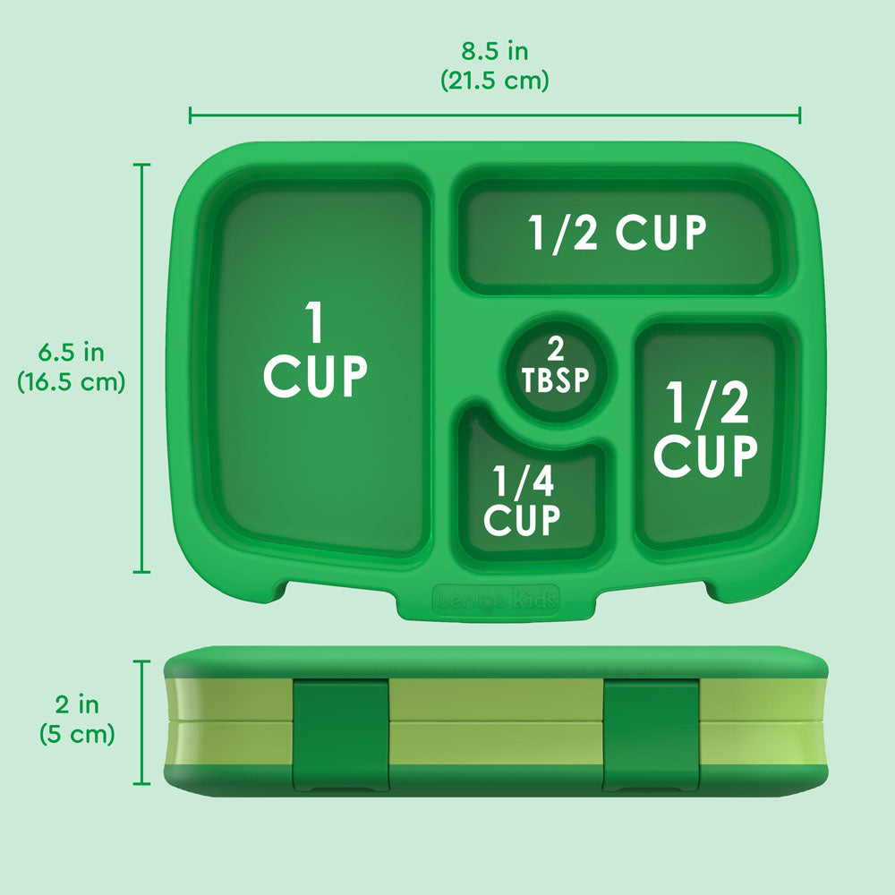 Bentgo Kids Prints Lunch Box - Safari | Kids Lunch Box Dimensions
