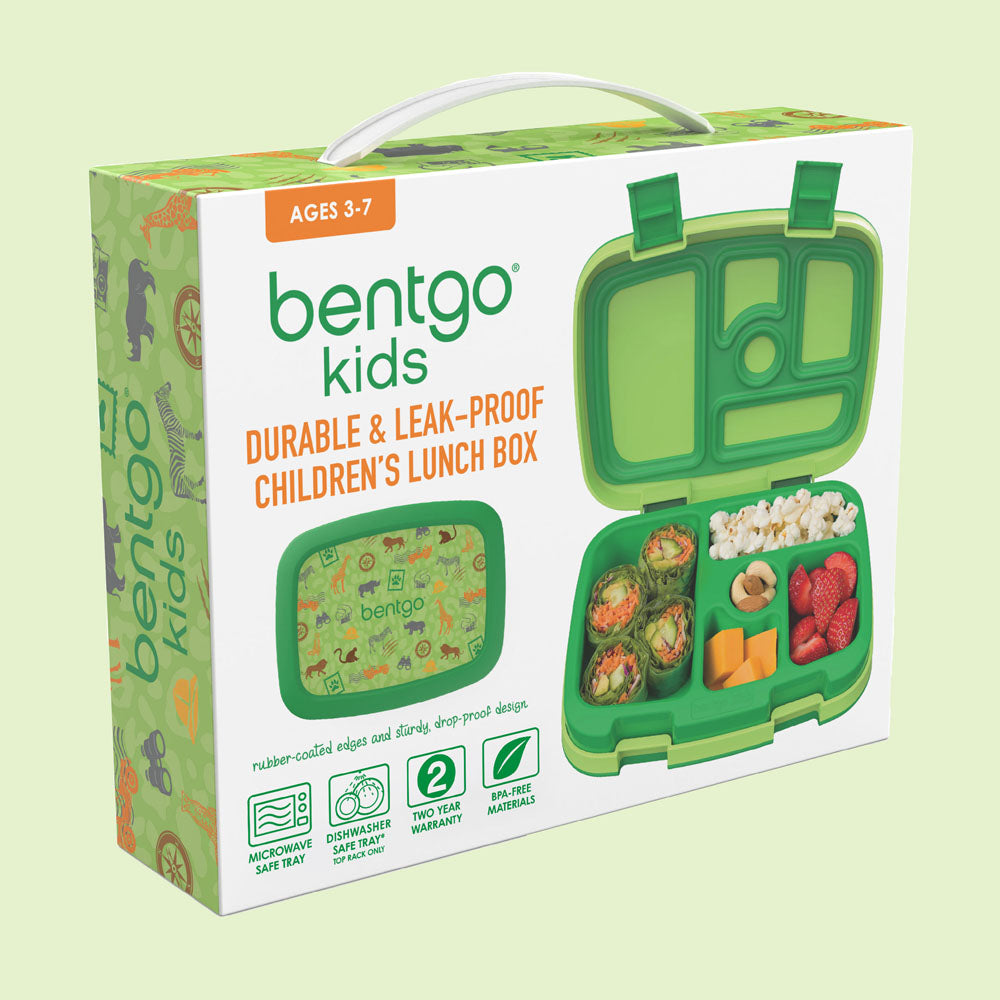 Bentgo Kids Prints Lunch Box - Safari | Kids Lunch Box Packaging