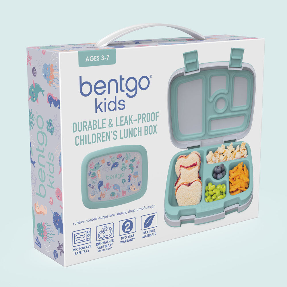 Bentgo Kids Prints Lunch Box - Sea Life | Kids Lunch Box Packaging