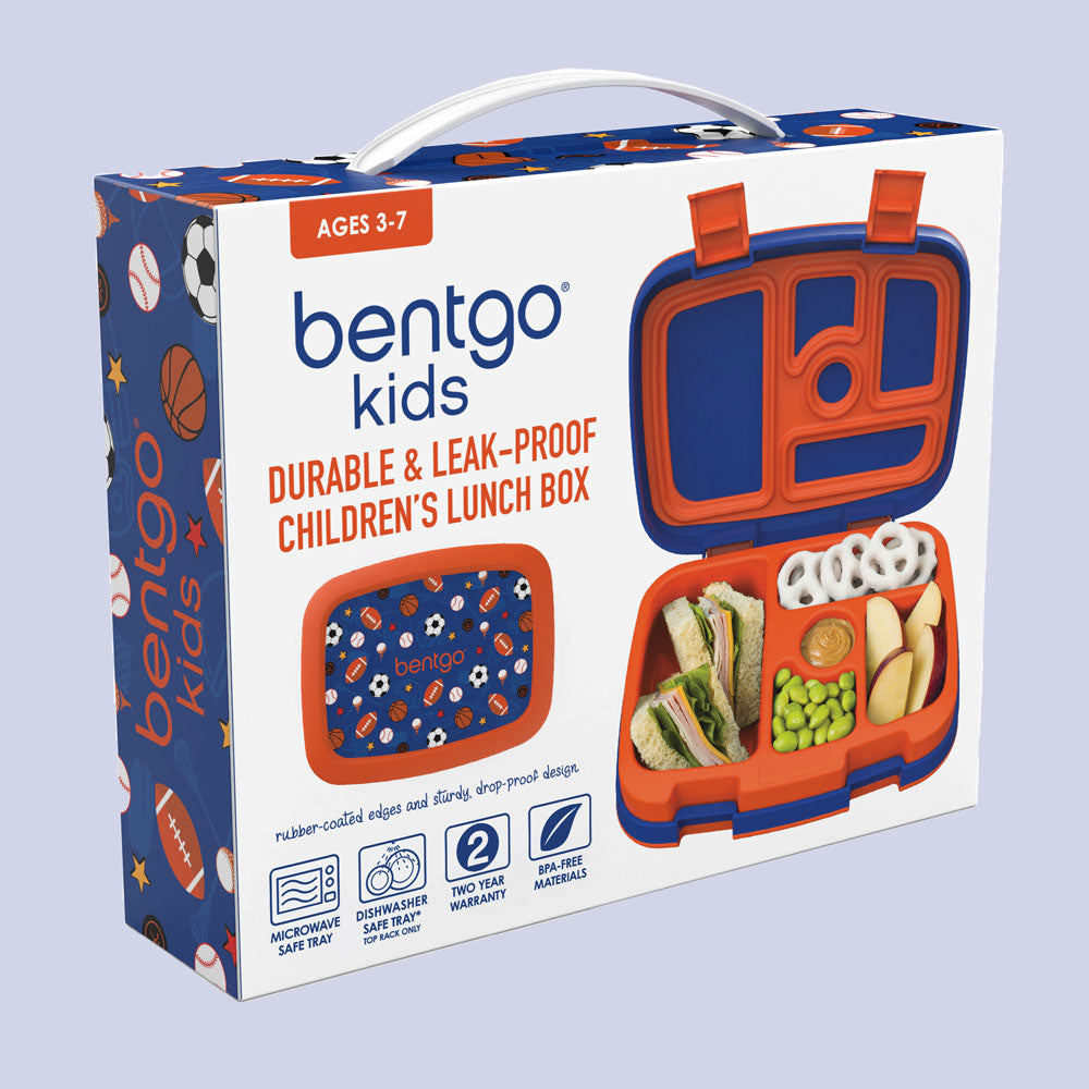 Bentgo Kids Prints Lunch Box - Sports | Kids Lunch Box Packaging