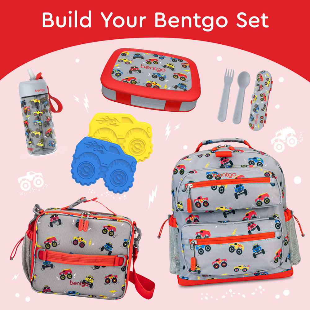 Bentgo Kids Prints Lunch Box - Trucks | Build Your Bentgo Set