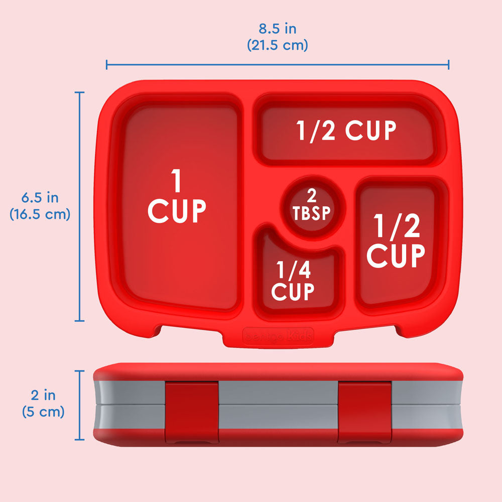 Bentgo Kids Prints Lunch Box - Trucks | Kids Lunch Box Dimensions