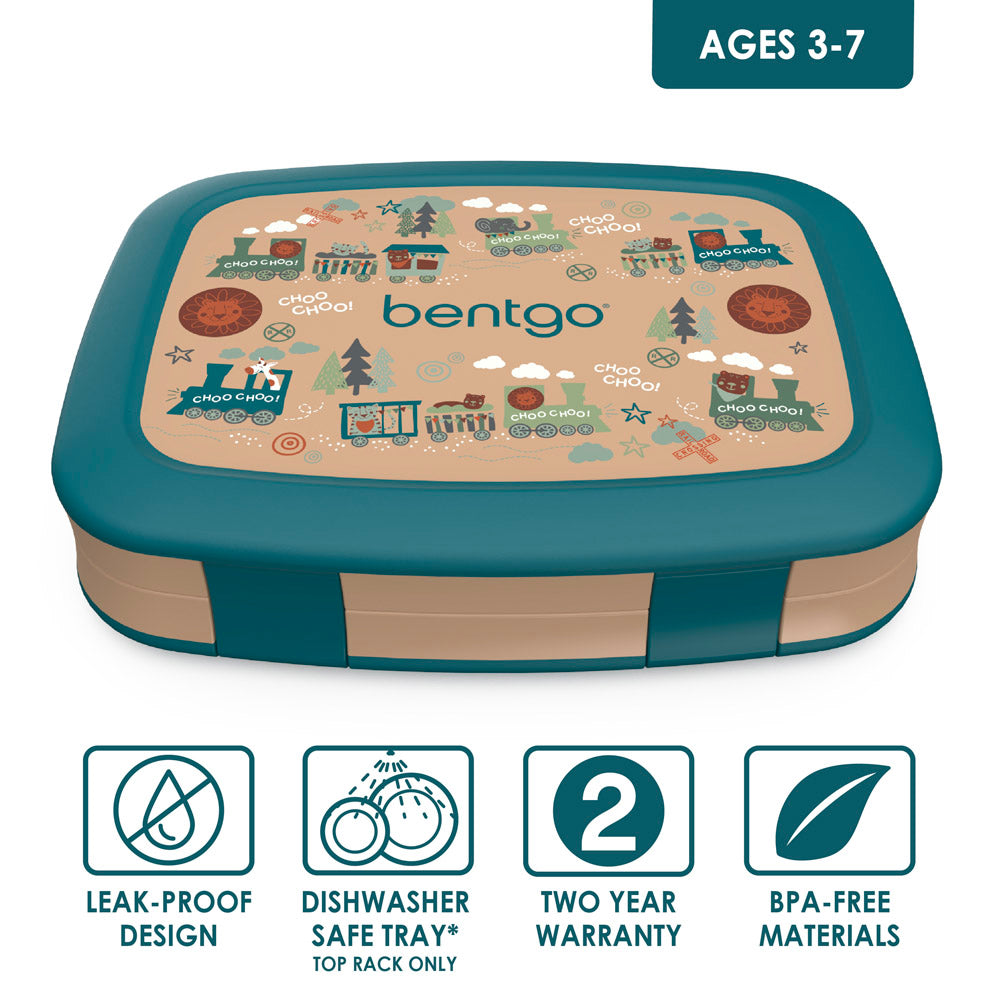 Bentgo Kids Prints Lunch Box - Trains