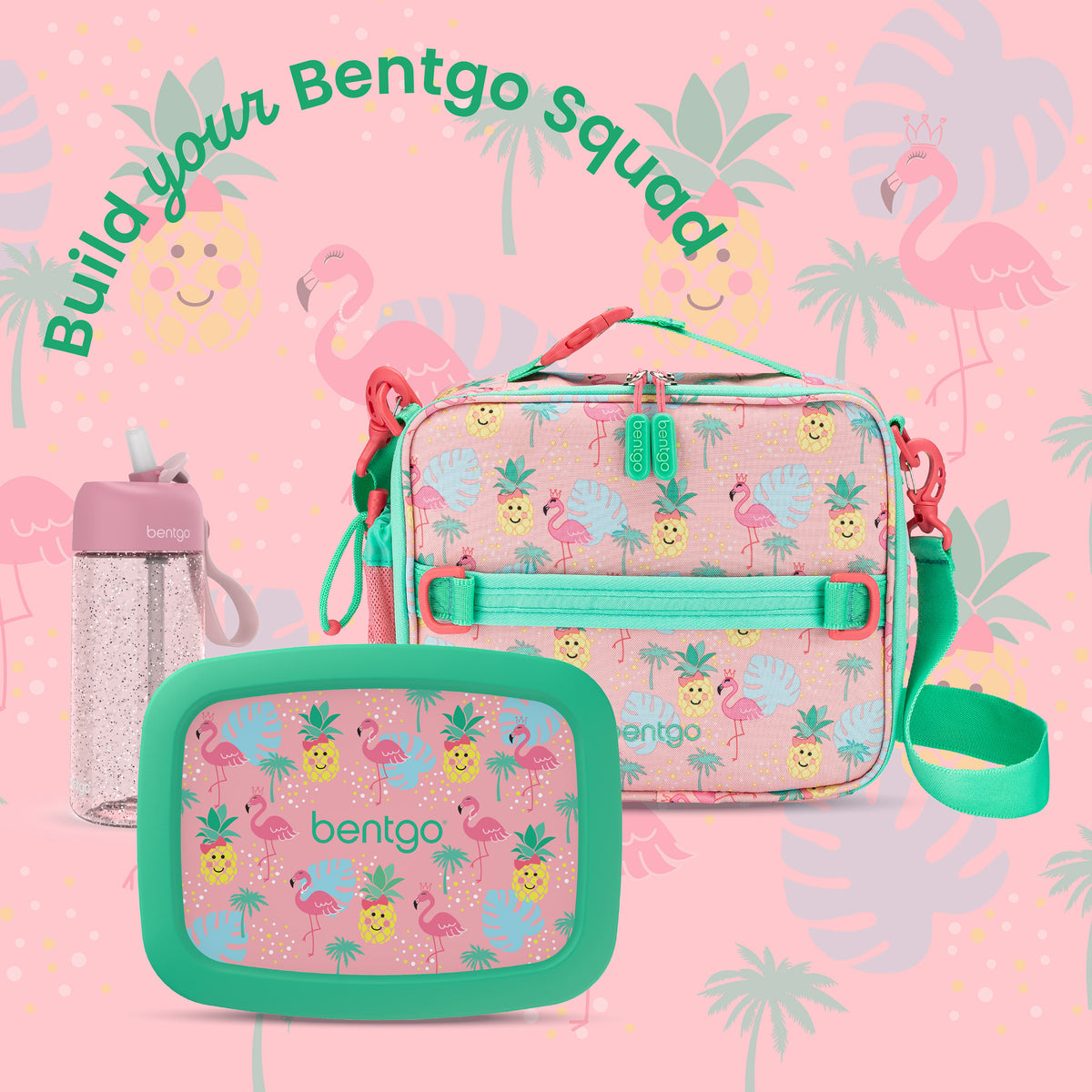 Bentgo Kids Prints Lunch Box - Tropical | Kids Lunch Box - Build Your Bentgo Squad