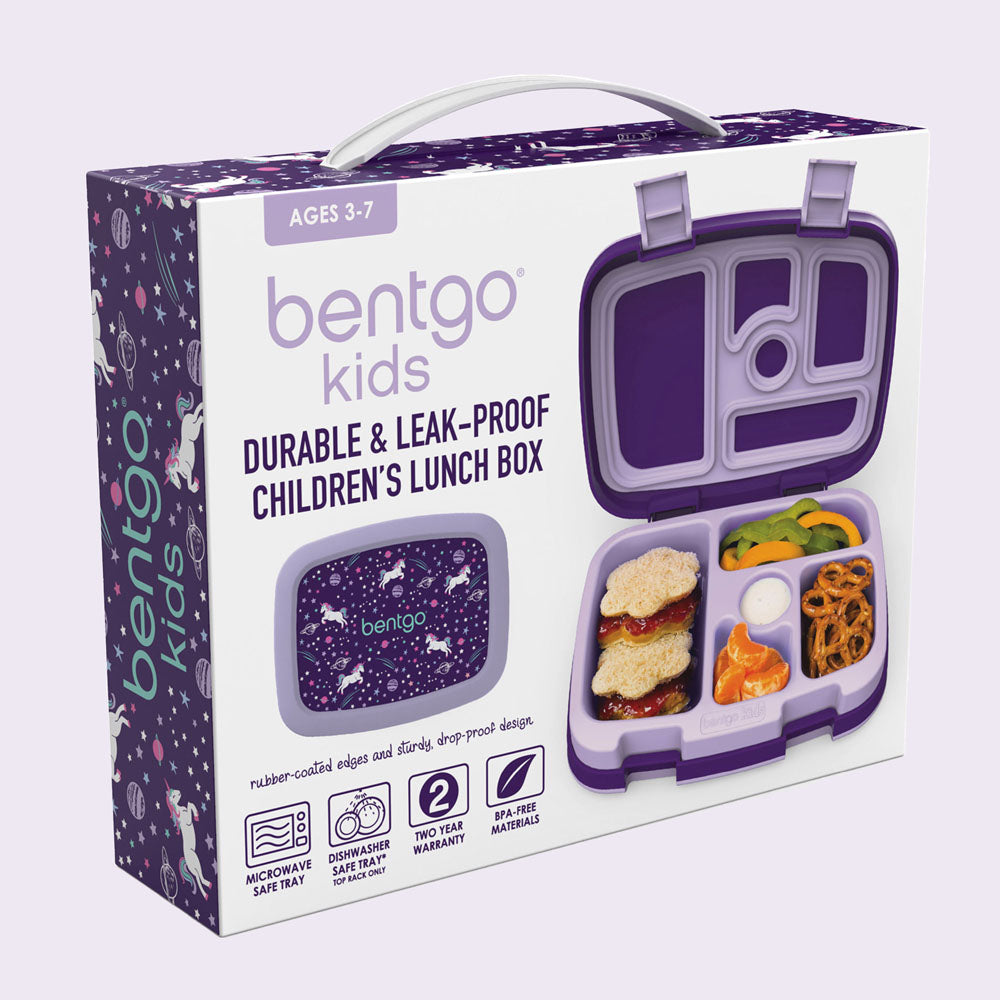 Bentgo Kids Prints Lunch Box - Unicorn | Kids Lunch Box Packaging