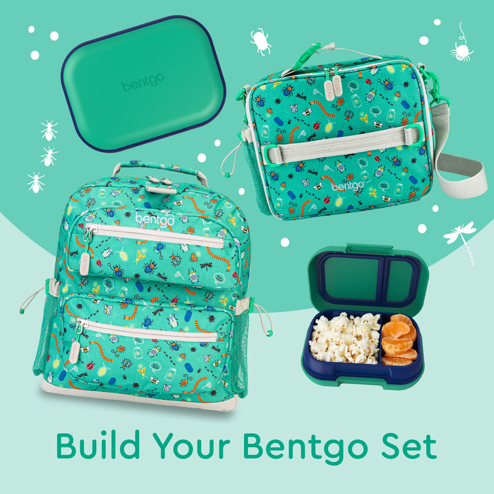 Bentgo® Kids Snack Container- Green/Navy | Build Your Bentgo Set