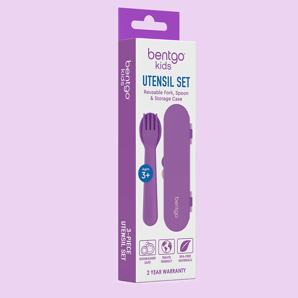 Bentgo® Kids Utensils Set | Purple