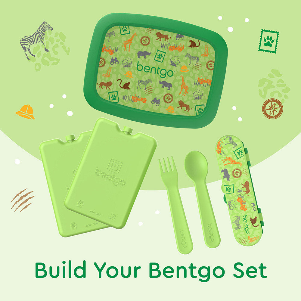 Bentgo® Kids Utensils Set | Safari