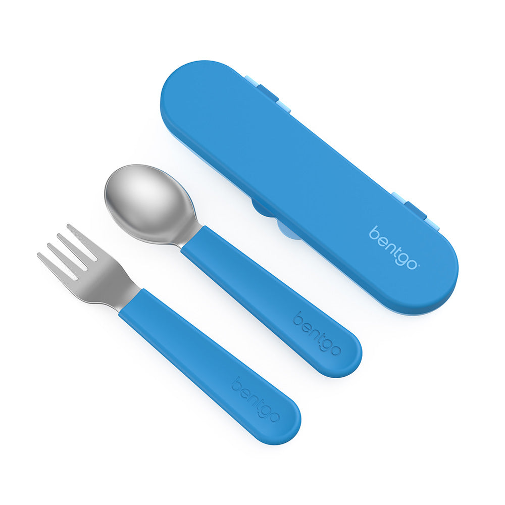 Toddler Utensils Baby Spoons and Forks Set- Includes Baby Utensils Case  Toddler Spoon Toddler Fork - Bpa Free 4 Pieces