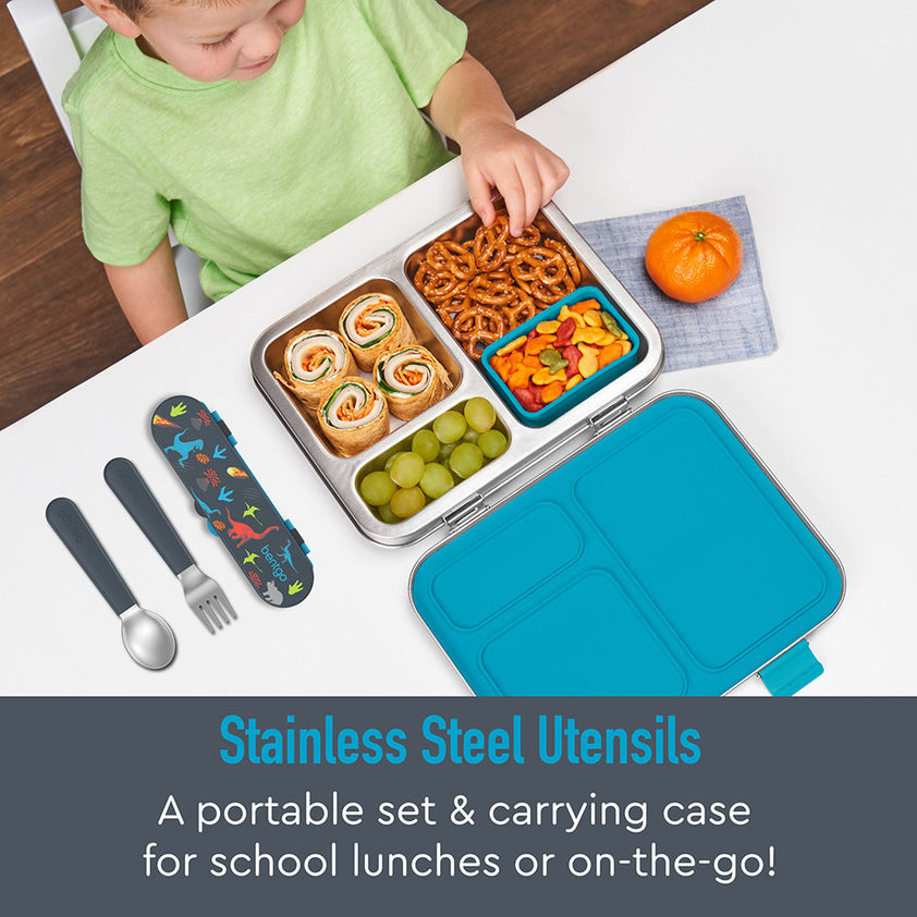 Bentgo® Kids Stainless Steel Utensils Set Lunch Box Utensils