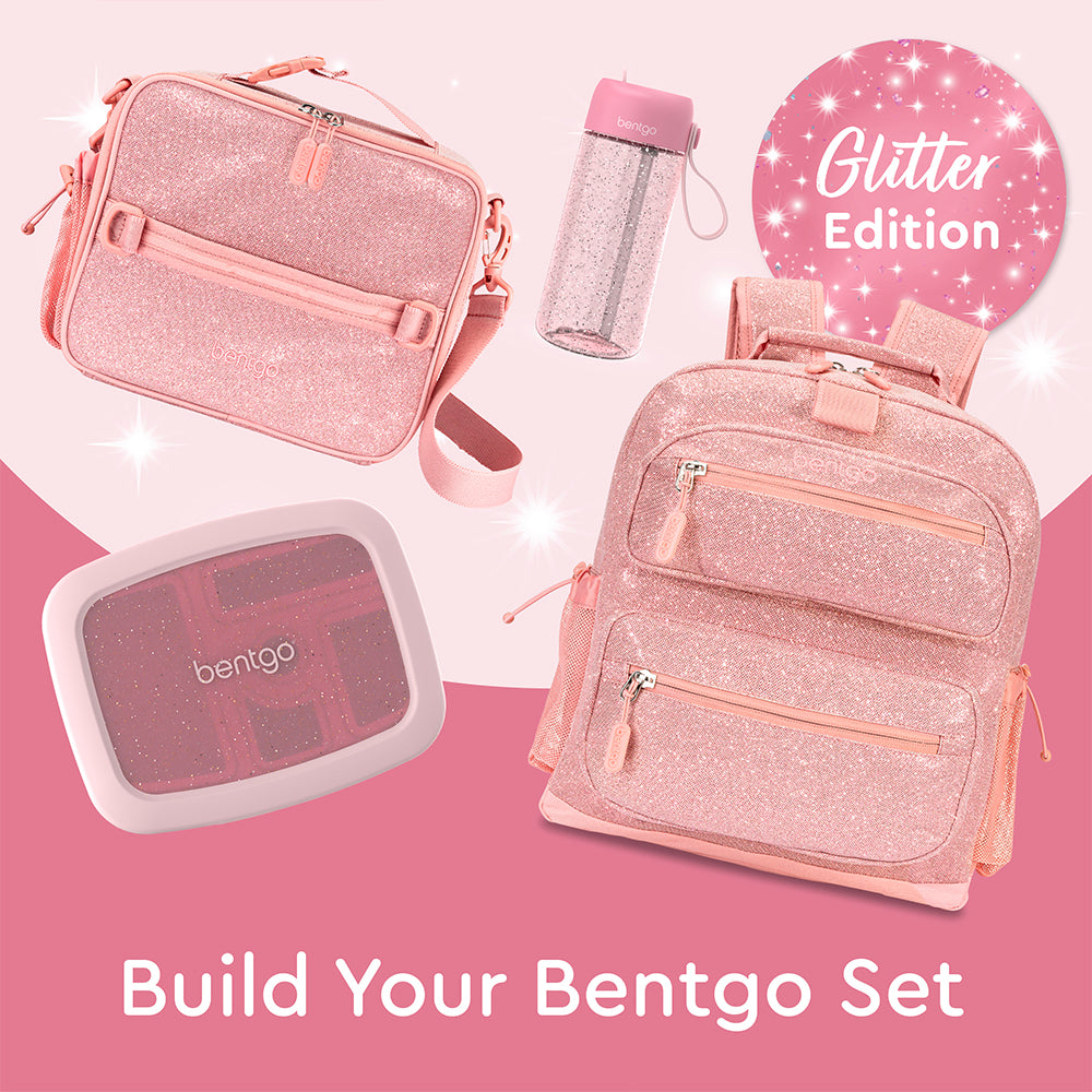Bentgo® Kids Water Bottle - Petal Pink Glitter | This Water Bottle Is Perfect To Build Your Bentgo Set