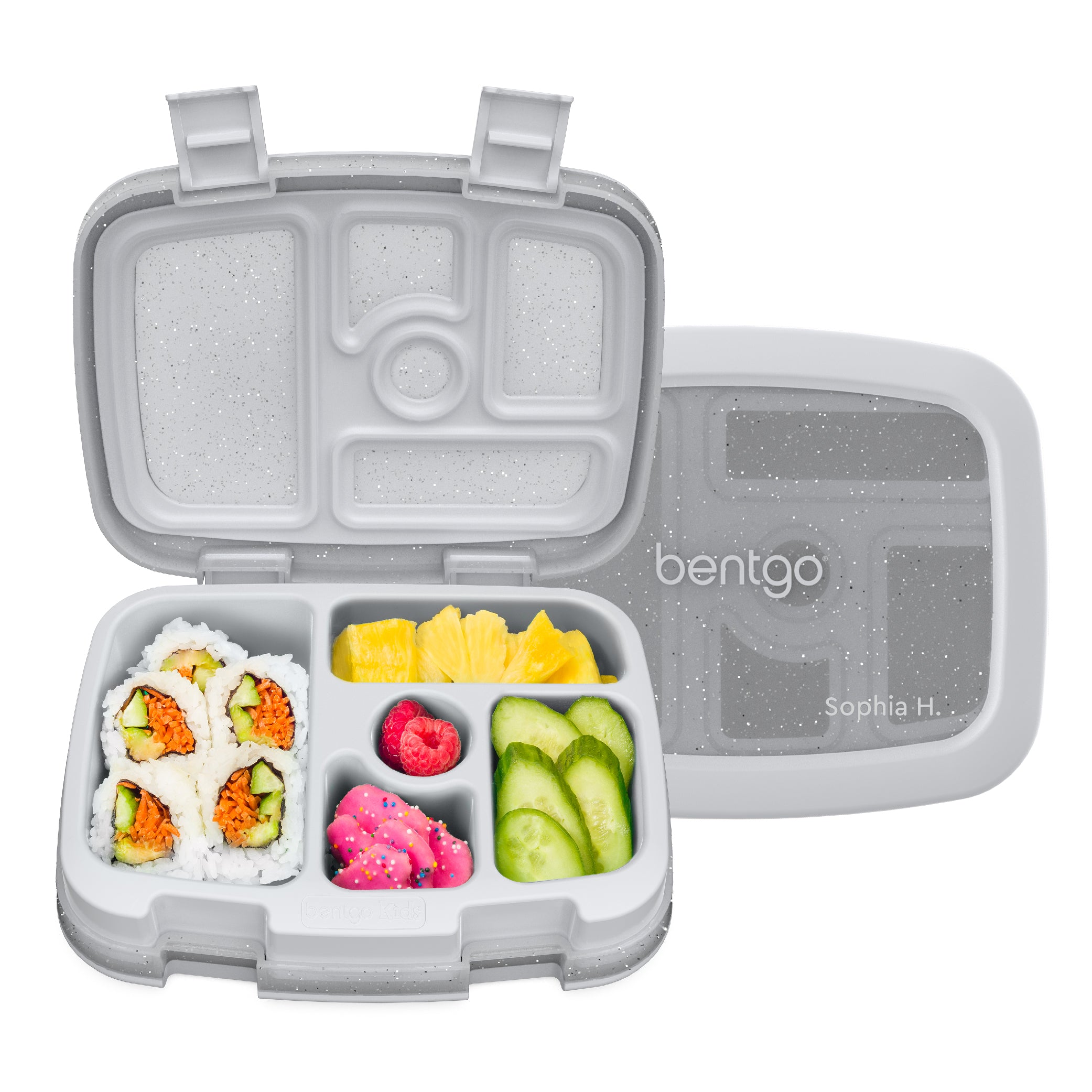 pz:Bentgo® Kids Lunch Box - Silver Glitter