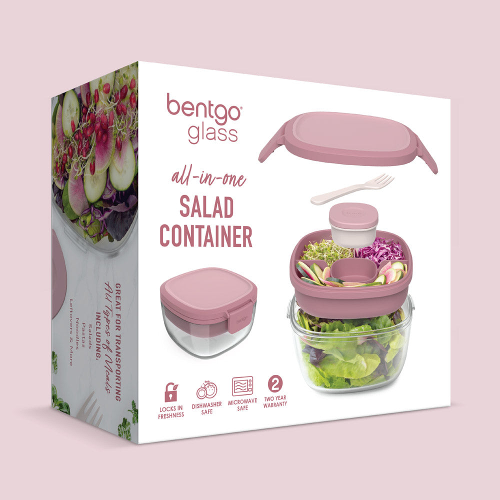 Bentgo® Glass Salad Container - Rose | Packaging