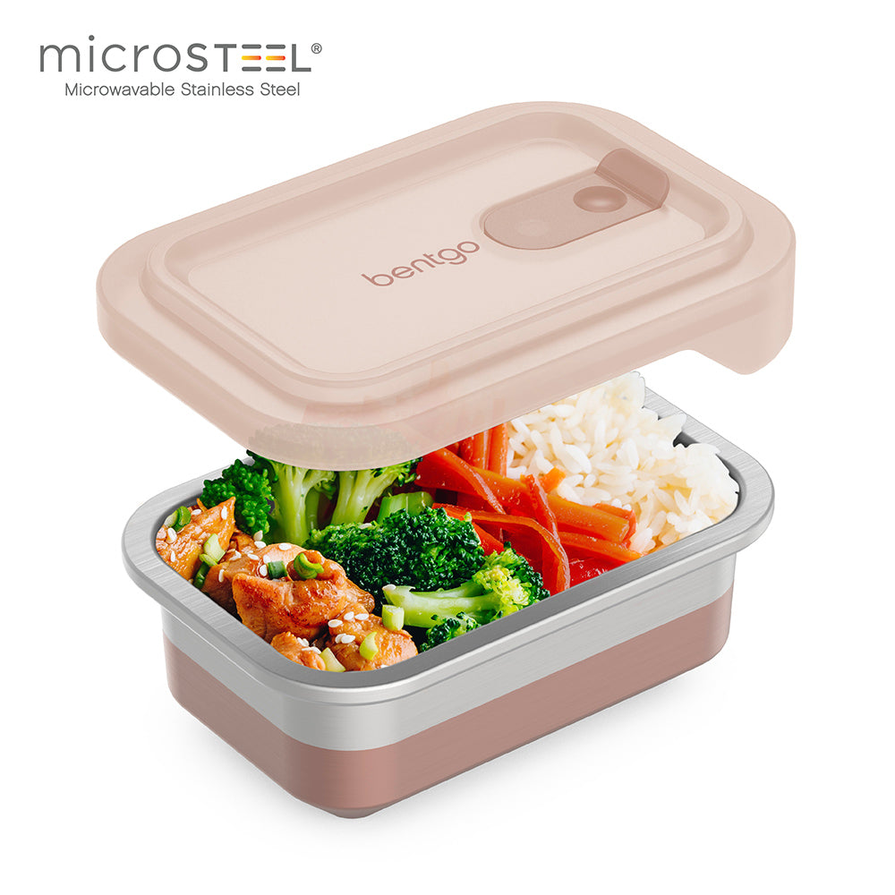 Stainless Steel 4 Compartment Lunch Box, 500 mL