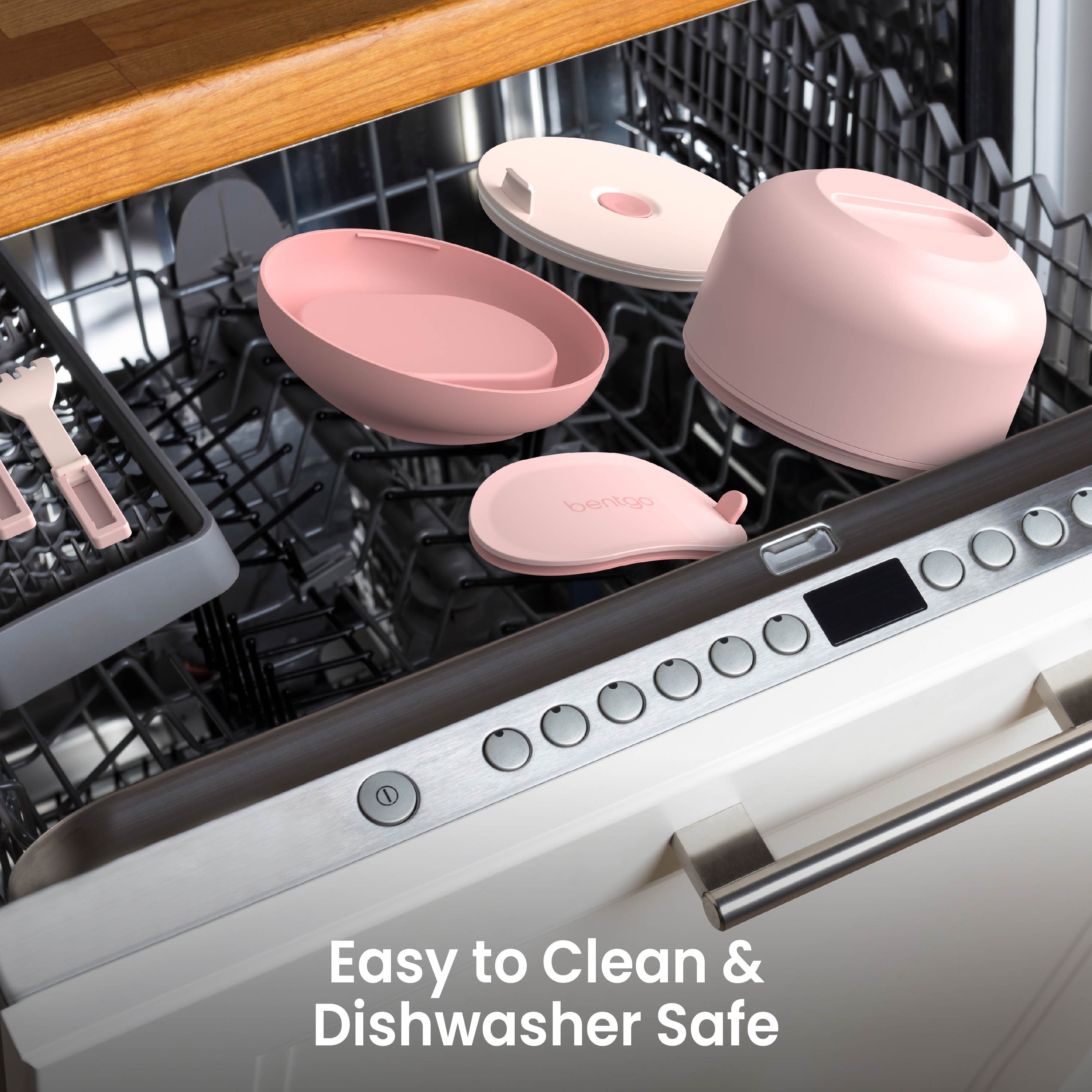 Bentgo® Bowl (2-Pack) - Blush | Easy To Clean & Dishwasher-Safe