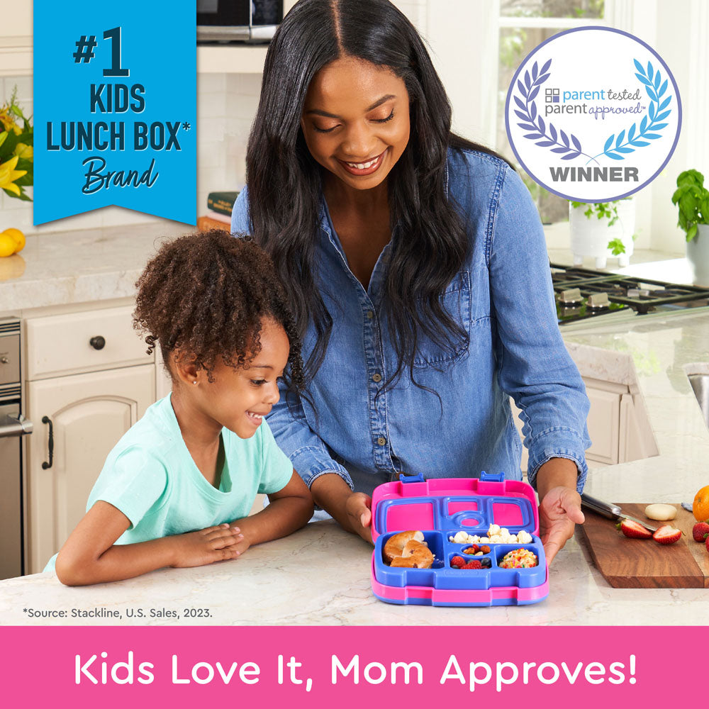 Bentgo® Kids Lunch Box with Personalization - Fuchsia | #1 Kids Lunch Box Brand