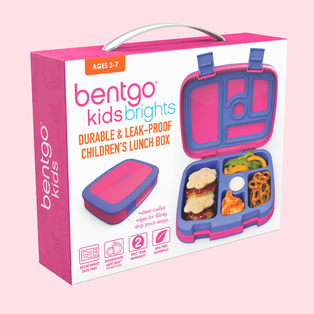 Bentgo® Kids Lunch Box - Fuchsia | Packaging