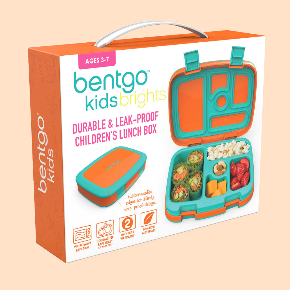 Bentgo® Kids Lunch Box - Orange | Packaging