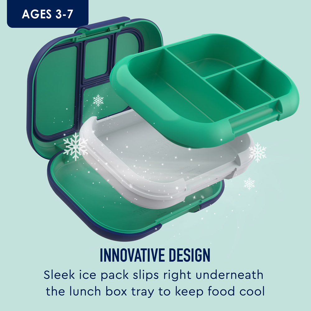 Bentgo Kids Chill Lunch Box (3 Pack) - Innovative Design To Keep Food Cool