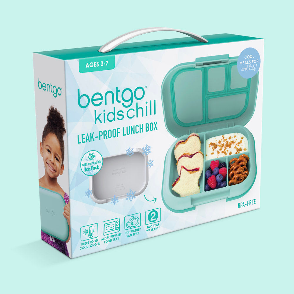 Bentgo® Kids Chill Lunch Box - Aqua | Packaging