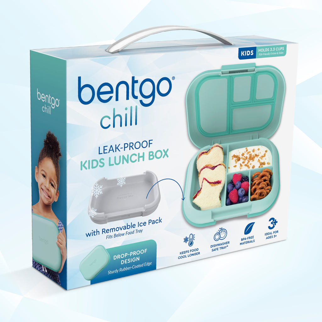 Bentgo® Kids Chill Lunch Box  - Aqua | Packaging