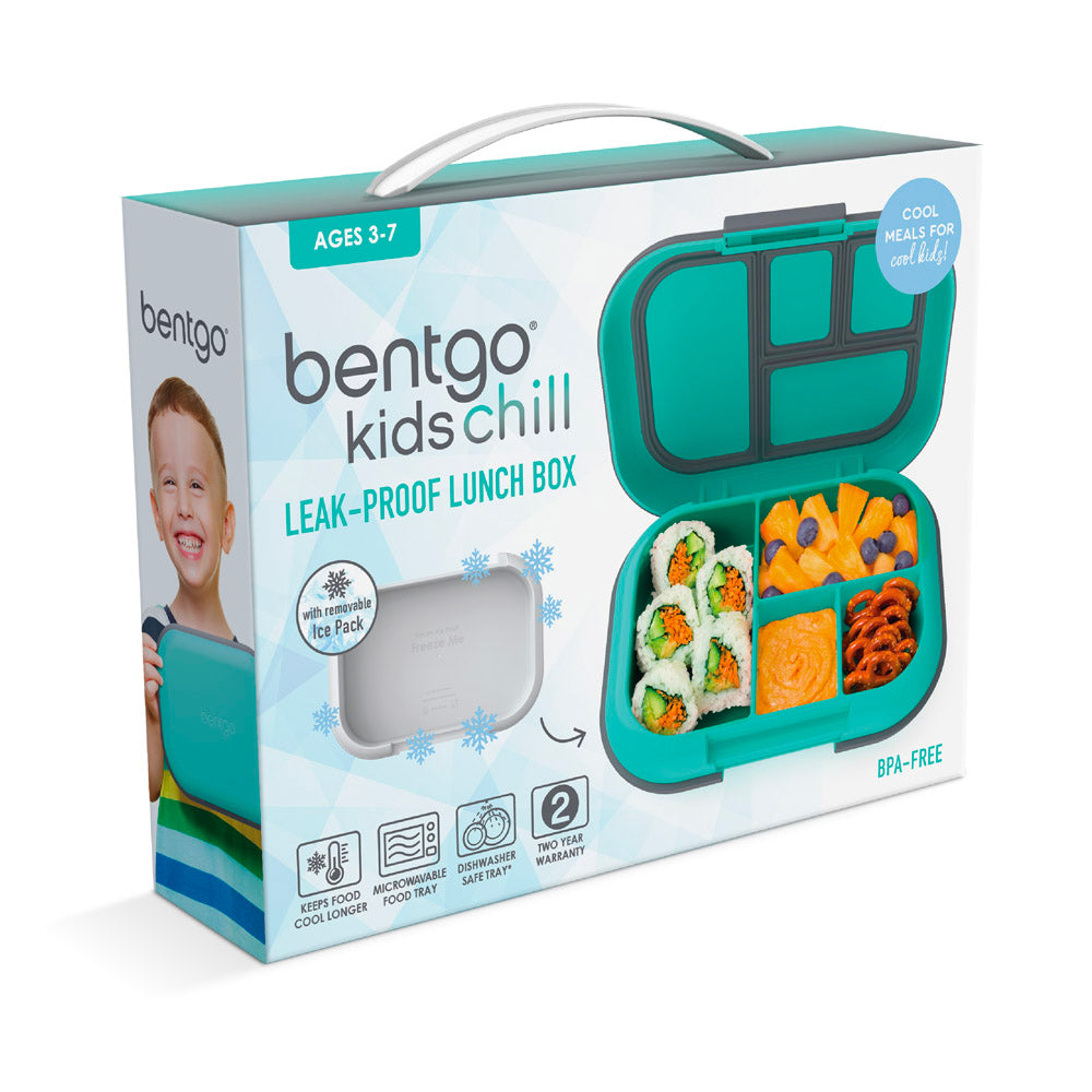 Bentgo® Kids Chill Lunch Box | Electric Aqua