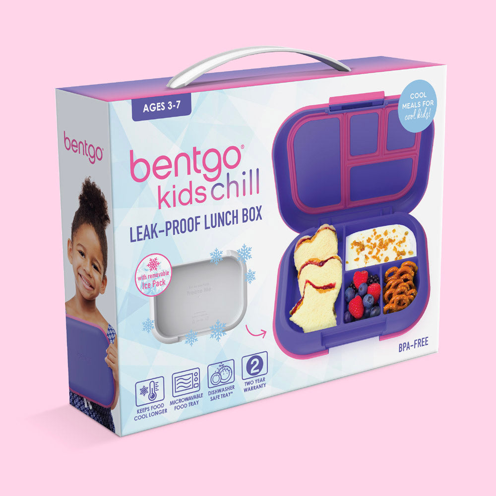 Bentgo® Kids Chill Lunch Box - Electric Violet | Packaging