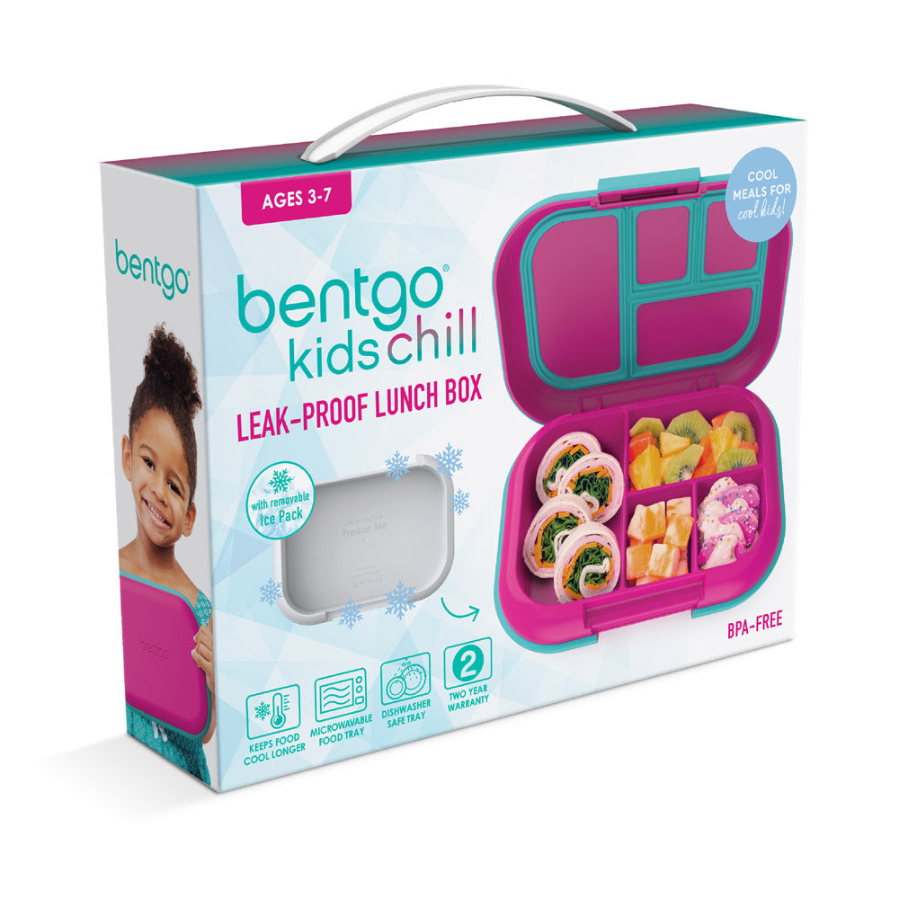 Bentgo® Kids Chill Lunch Box | Fuchsia/Teal