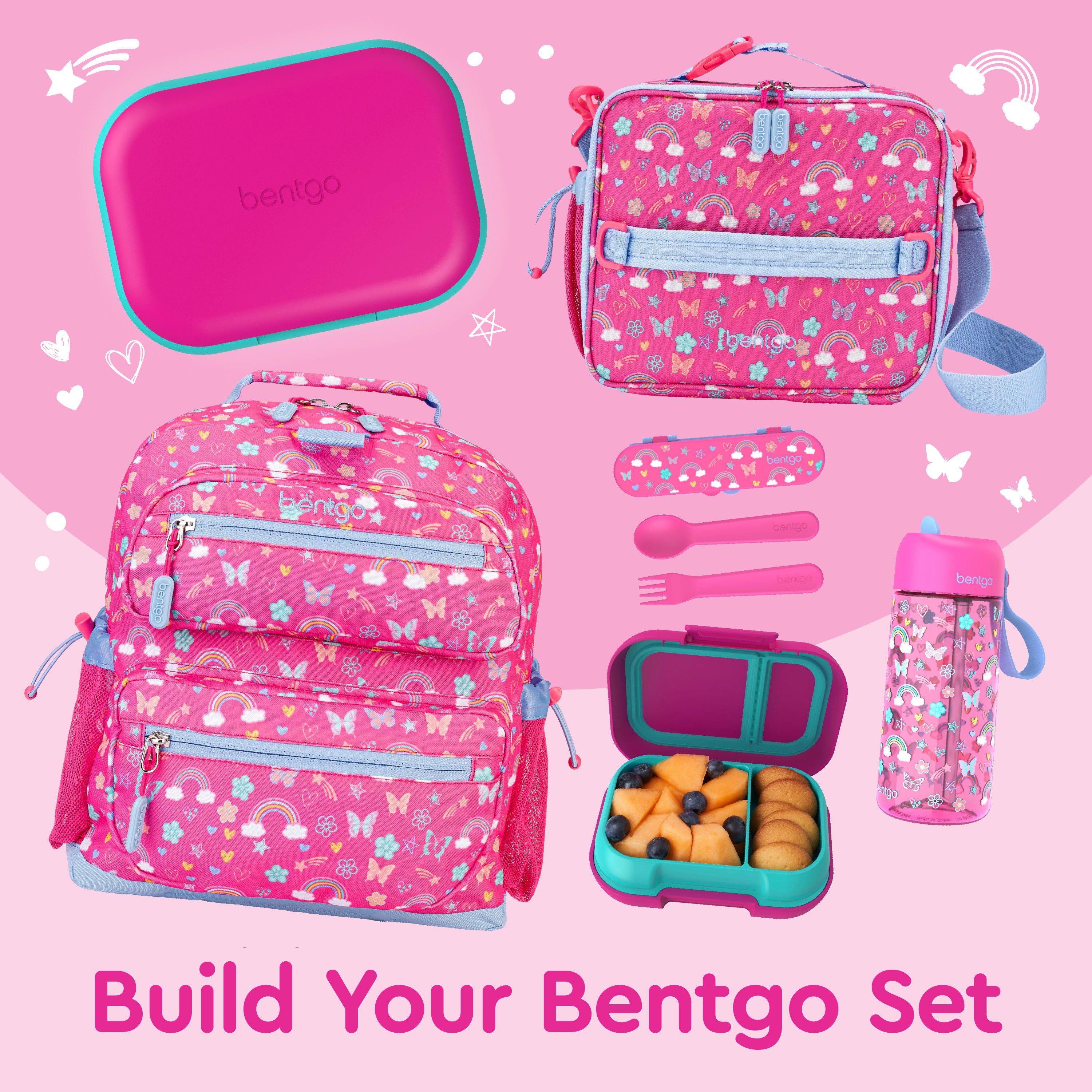 Bentgo® Chill Kids Lunch Box  - Fuchsia/Teal | Build Your Bentgo Set