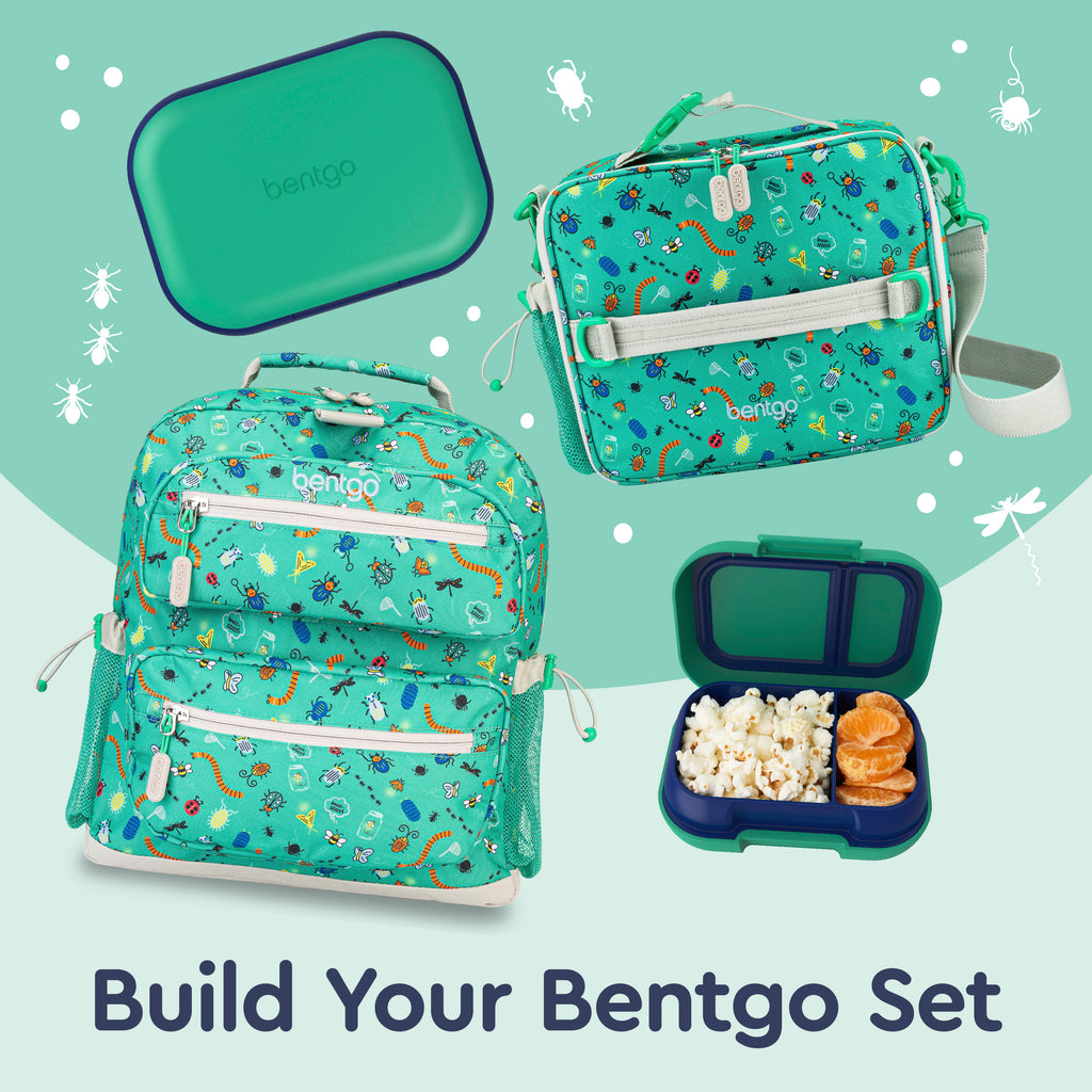 Bentgo® Kids Chill Lunch Box (2-Pack)  - Green/Navy | Build Your Bentgo Set