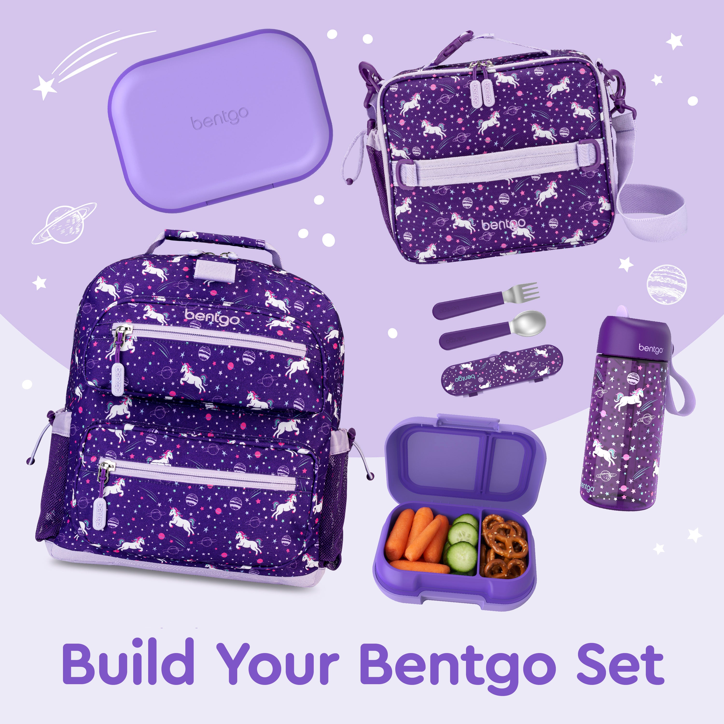 Bentgo® Chill Kids Lunch Box - Purple | Build Your Bentgo Set