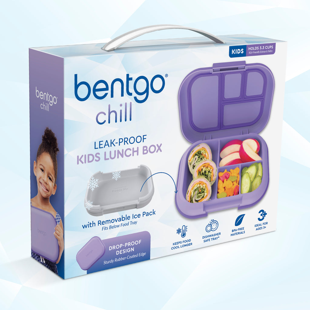 Bentgo® Kids Chill Lunch Box  - Purple | Packaging